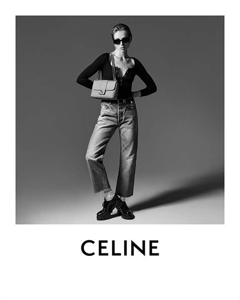 celine campaign stylist|Edie Campbell by Hedi Slimane for Celine Summer 2024 Ad .